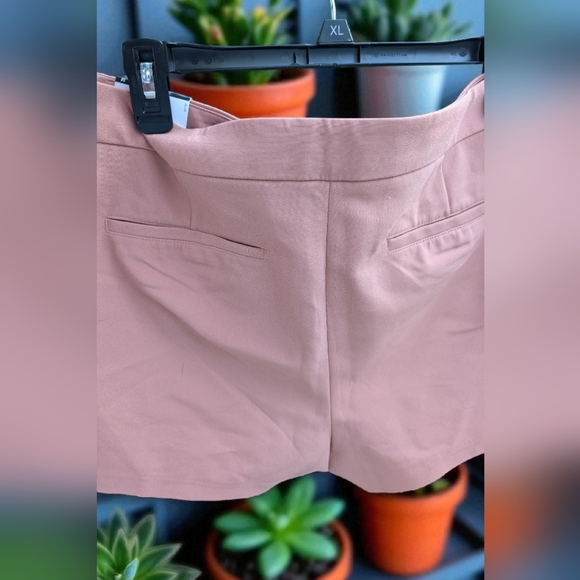 Express Rose Pink Corset Tie Mid-Rise Shorts Size 14 (NWT) - Picture 9 of 11